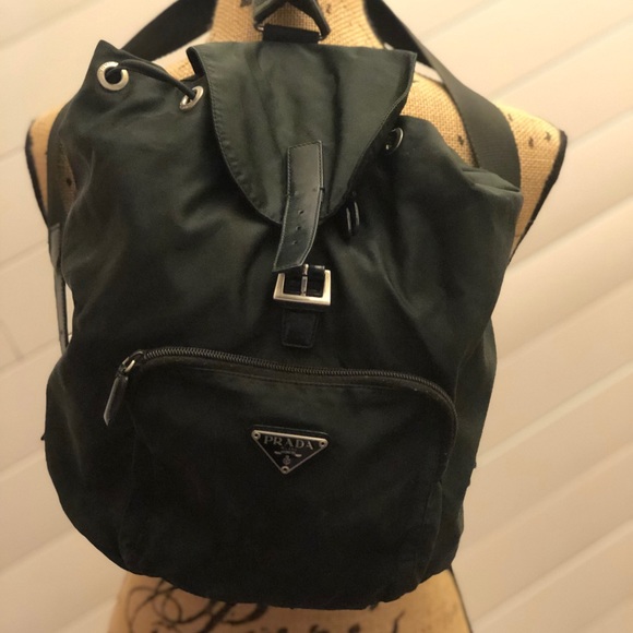 Prada Handbags - Large prada nylon backpack.